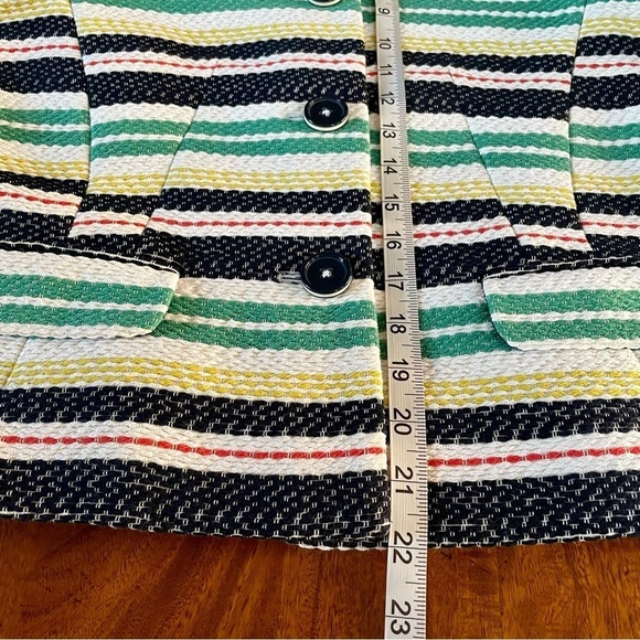 NWT Brooks Brothers Cotton Striped Woven Button Tailored Jacket Office R… - Picture 9 of 12